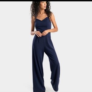 Navy blue jumpsuit